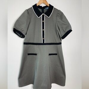 ModCloth | Scholastic Classic Collared Babydoll Dress 1X